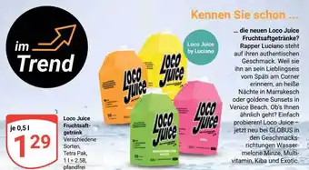 Globus Loco juice fruchtsaftgetränk Angebot