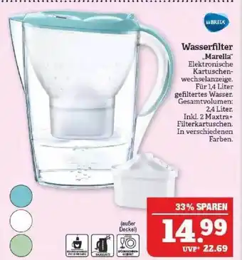 Marktkauf Brita wasserfilter „marella“ Angebot