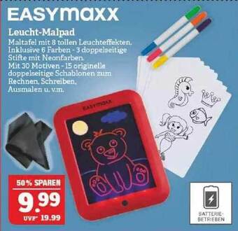 Marktkauf Easymaxx leucht-malpad Angebot