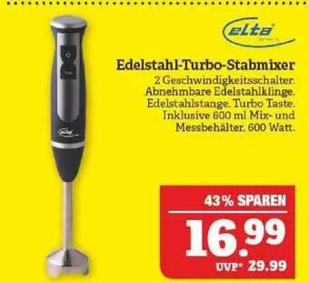 Marktkauf Elta edelstahl-turbo-stabmixer Angebot