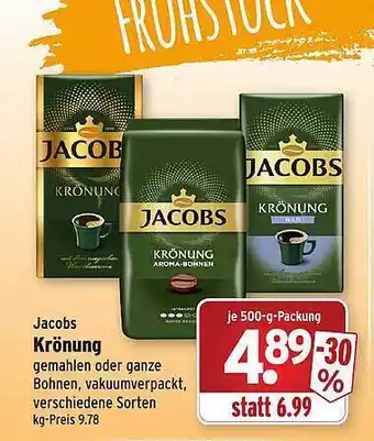 Wasgau Jacobs krönung Angebot