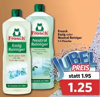 Combi Frosch Essig oder Neutral Reiniger 1L Angebot