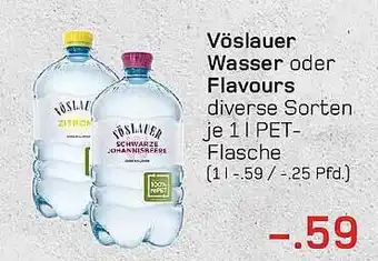 akzenta Vöslauer wasser oder flavours Angebot