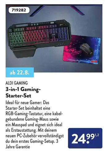 Aldi Nord Aldi gamind 3-in-1 gaming-starter-set Angebot