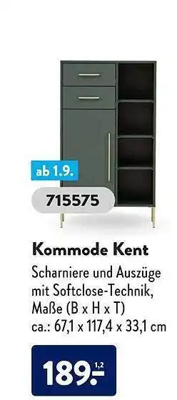 Aldi Süd Kommode kent Angebot