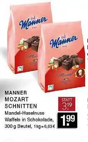 Edeka Zurheide Manner mozart schnitten Angebot