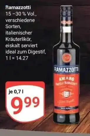 Globus Ramazzotti Angebot