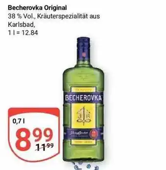 Globus Becherovka original Angebot