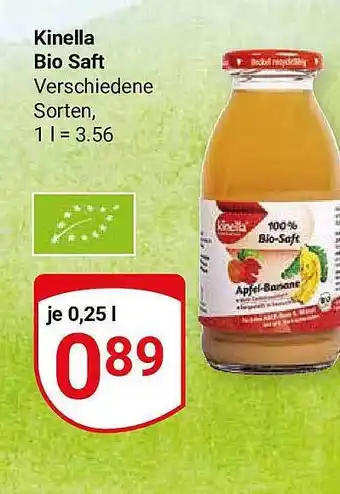 Globus Kinella bio saft Angebot