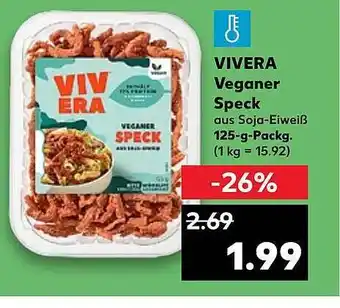 Kaufland Veganer speck vivera Angebot