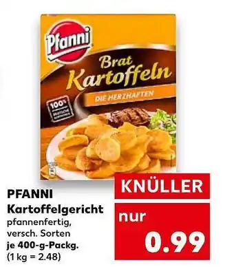 Kaufland Pfanni kartoffelgericht Angebot