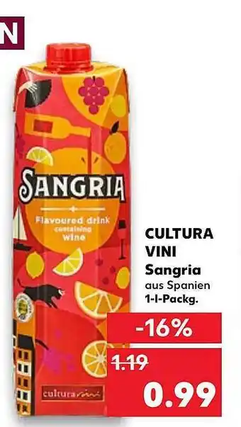 Kaufland Cultura vini sangria Angebot