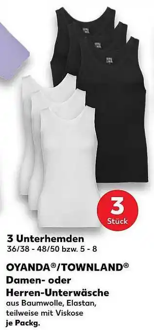 Kaufland Oyanda oder townland damen- oder herren-unterwäsche Angebot