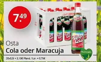 Sagasser Osta cola oder maracuja Angebot