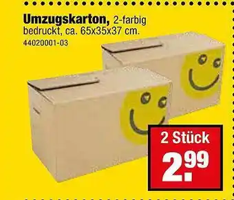 SB Lagerkauf Umzugskarton Angebot