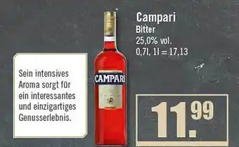 Zisch Campari bitter Angebot