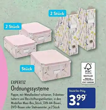 Aldi Nord Expertiz ordnungssysteme Angebot