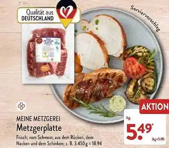 Aldi Nord Meine metzgerei metzgerplatte Angebot