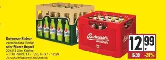 Edeka Budweiser budvar oder pilsner urquell Angebot