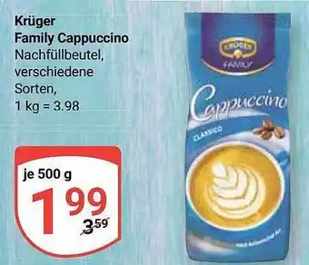 Globus Krüger family cappuccino Angebot