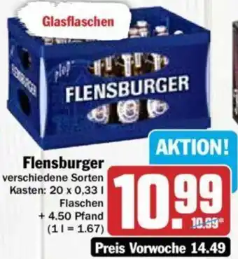 Hit Flensburger 20x0,33 L Flaschen Angebot