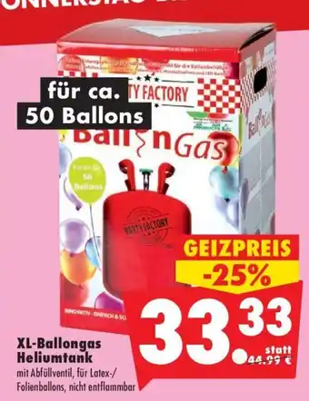 Mäc Geiz XL-Ballongas Heliumtank Angebot