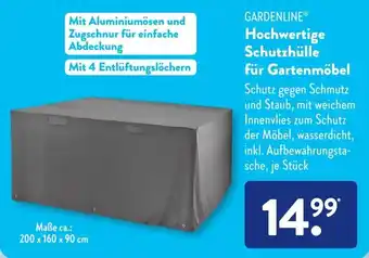 Aldi Süd Gardenline Hochwertige Schutzhülle für Gartenmöbel Angebot