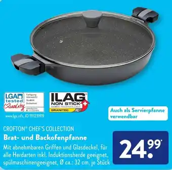 Aldi Süd Crofton Chef's Collection Brat und Backofenpfanne Angebot