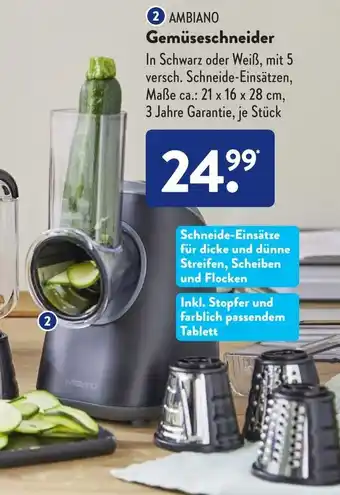 Aldi Süd Ambiano Gemüseschneider Angebot