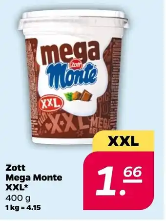 NETTO Zott Mega Monte XXL 400g Angebot