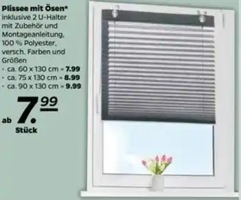NETTO Plissee mit Ösen Angebot