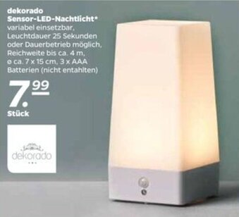 NETTO dekorado Sensor LED Nachtlicht Angebot