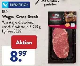 Aldi Süd BBQ Wagyu Cross Steak Angebot