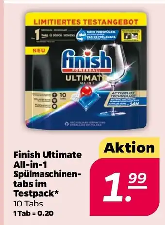 NETTO Finish All-in-1 Tabs 10st Angebot