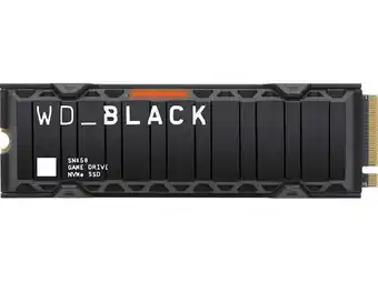 MediaMarkt Wd _black™ sn850 mit kühlkörper - works with playstation™ 5* 2 tb, gaming ssd, schwarz Angebot