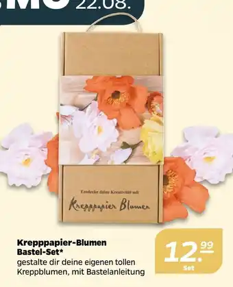 NETTO Krepppapier-Blumen Bastel-Set Angebot