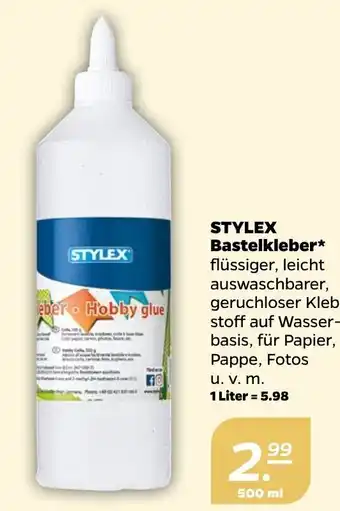 NETTO Stylex Bastelkleber 500ml Angebot