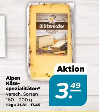 NETTO Alpen Kasespezialitat 160-200g Angebot