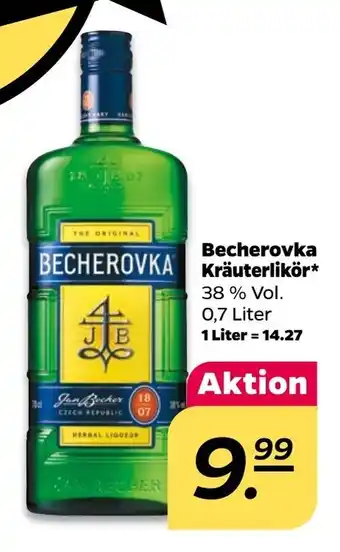 NETTO Becherovka Original 700ml Angebot