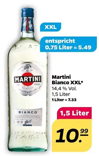 NETTO Martini Bianco XXL 1.5L Angebot