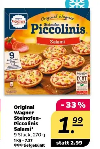 NETTO Original Wagner Steinofen-Piccolinis 270g Angebot