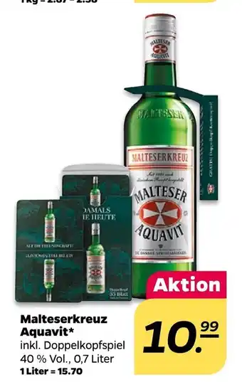 NETTO Malteserkreuz Aquavit 700ml Angebot