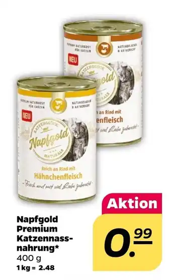 NETTO Napfgold Premium Katzennassnahrung 400g Angebot