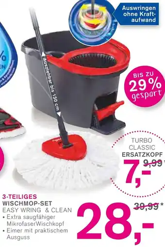 KODi Easy Wring & Clean Wischmop Set 3-Teiliges Angebot