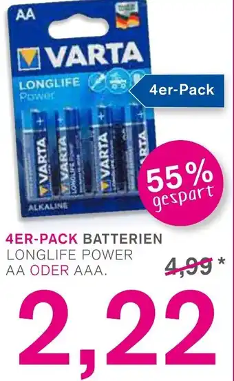 KODi Varta 4er Pack Batterien Angebot