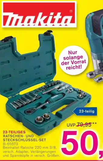 KODi Makita Ratschen und Steckschlüssel Set B-65573 Angebot