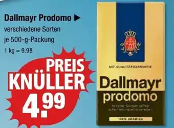 V Markt Dallmayr prodomo 500 g Packung Angebot