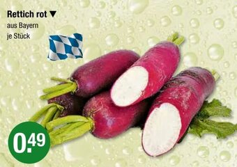 V Markt Rettich rot Angebot