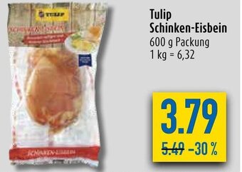 diska Tulip Schinken Eisbein 600 g Packung Angebot