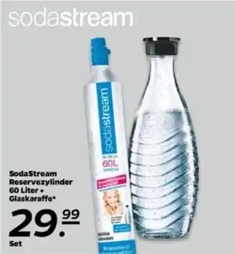 NETTO Sodastream Reservezylinder 60 Liter+Glaskaraffe Angebot